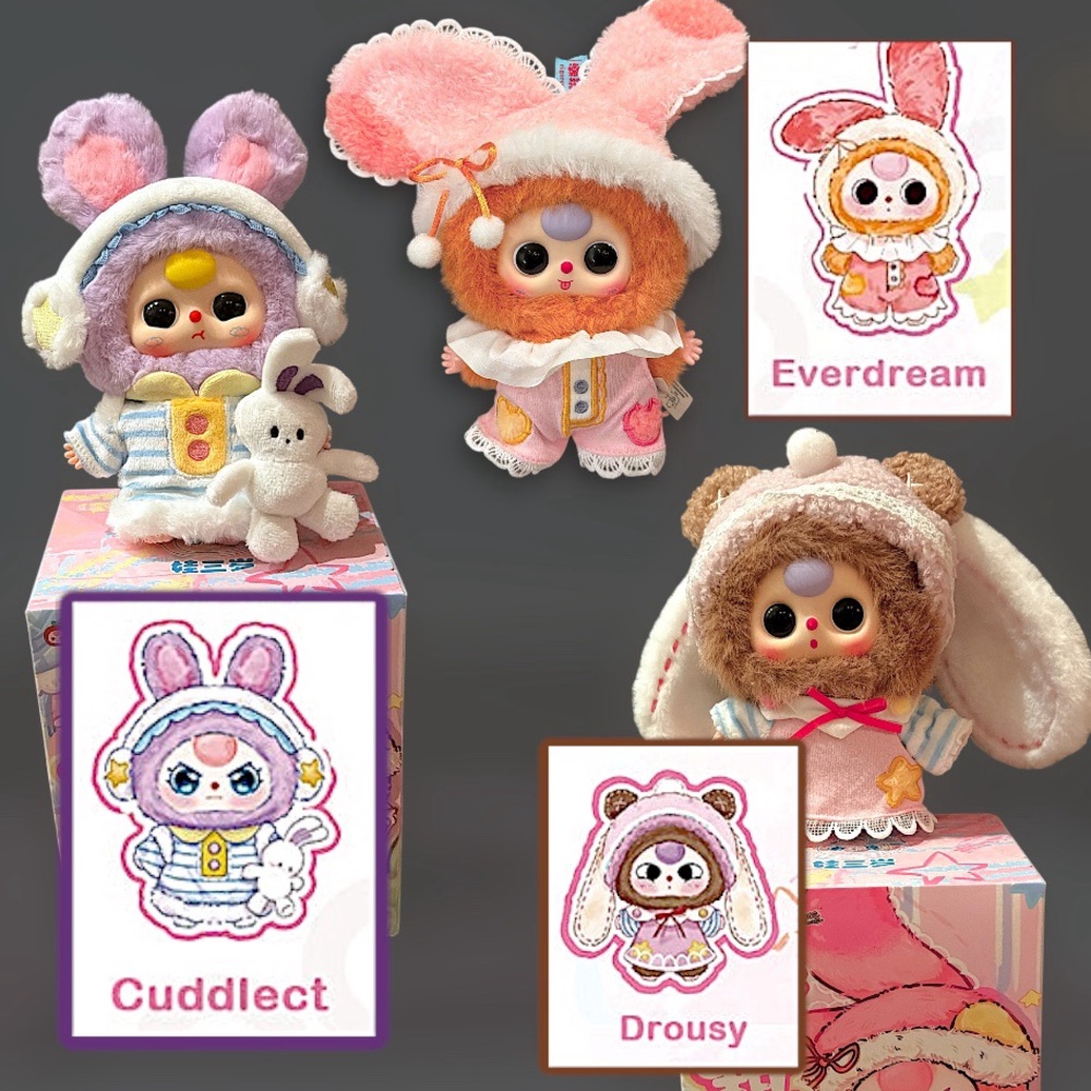 Baby Three Sweet Dream 100% Plush Pendant Blind Box - Picture 12 of 16